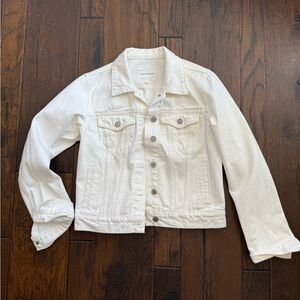 Lucky Brand Off-White Denim Jacket